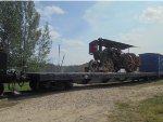 WMSTR 99/BN 968647 with Steam Tractor on top